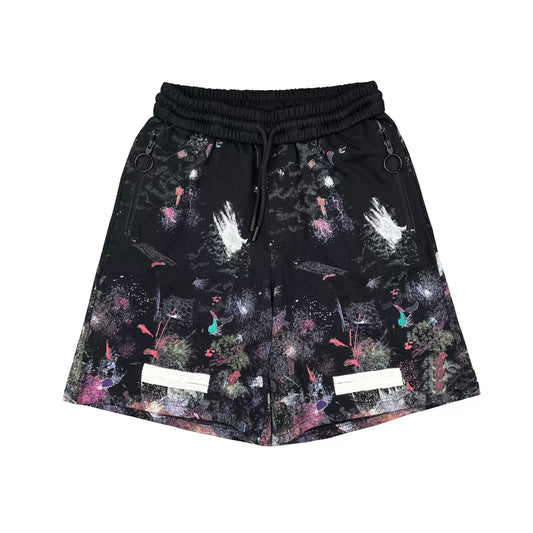 OFF-White Starry sky inkjet shorts#9