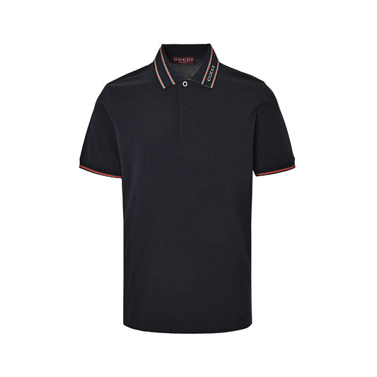 Gucci Stripe-Tipped Polo Shirt