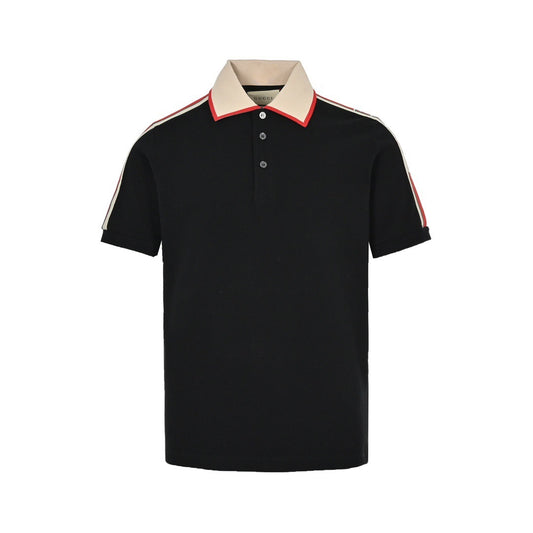 Gucci Web Stripe Polo Shirt