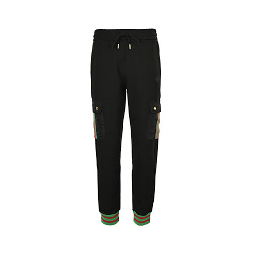 Gucci GG Monogram Jogger Pants – Web Stripe