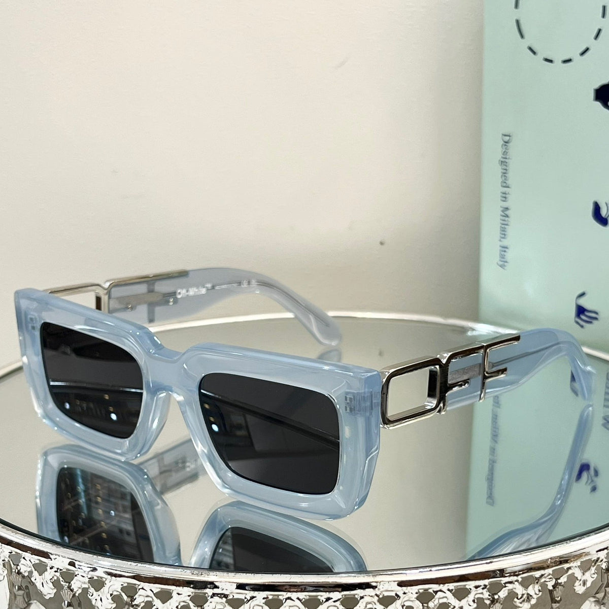 OFF-White Arrow logo sunglasses#073
