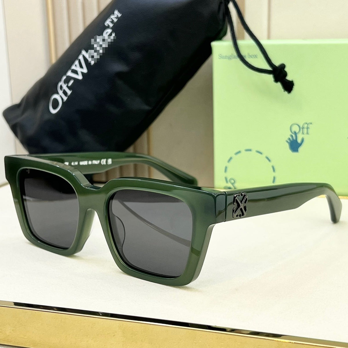 OFF-White Arrow logo sunglasses#111