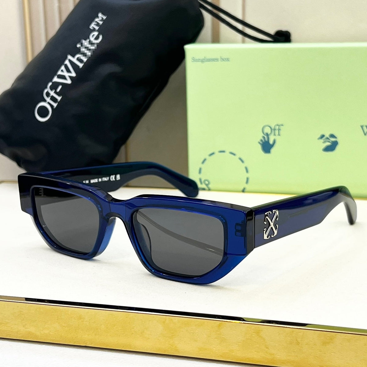 OFF-White logo sunglasses#115
