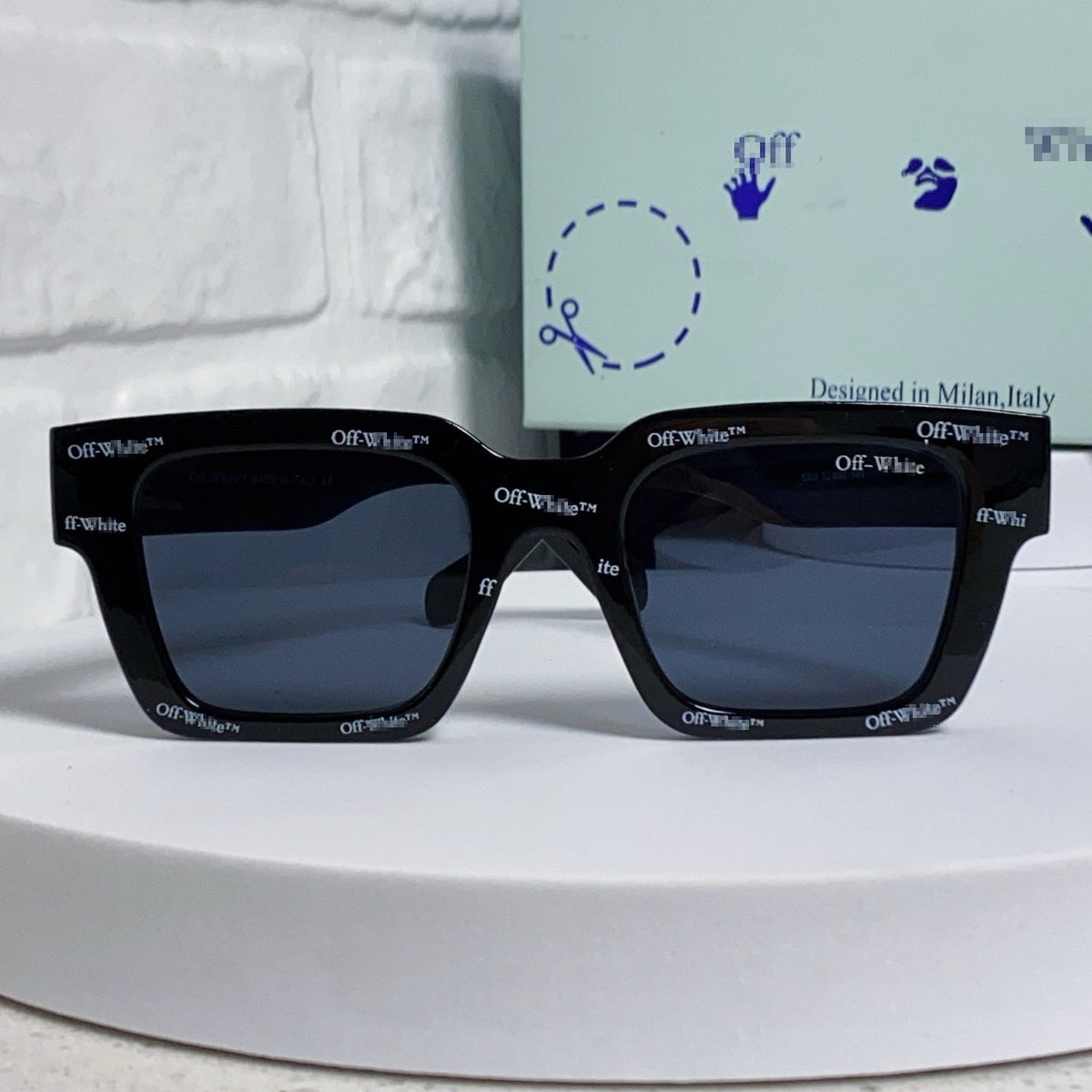 OFF-White Arrow logo sunglasses#003