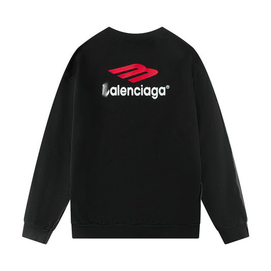 Balenciaga Distressed Couples Crewneck Sweatshirt