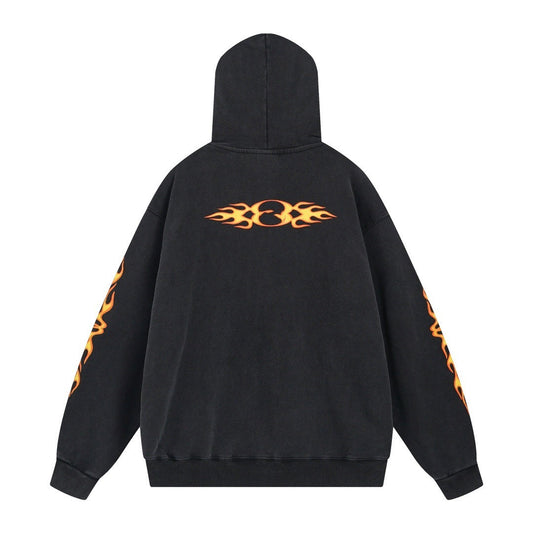 Balenciaga Monogram Allover Print Hoodie