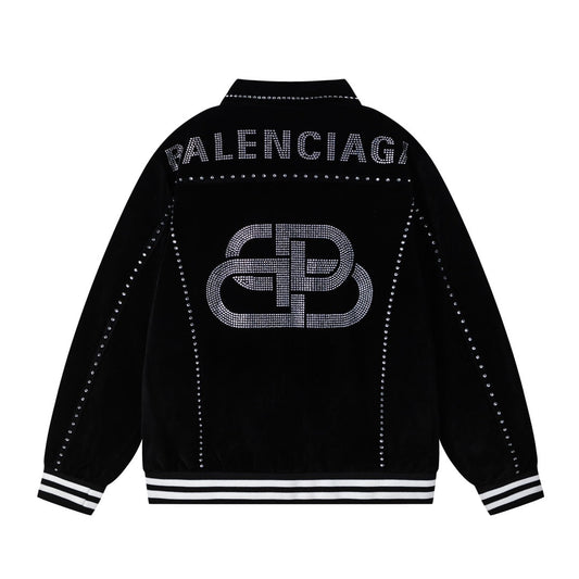 Balenciaga Men's Varsity Baseball Jacket