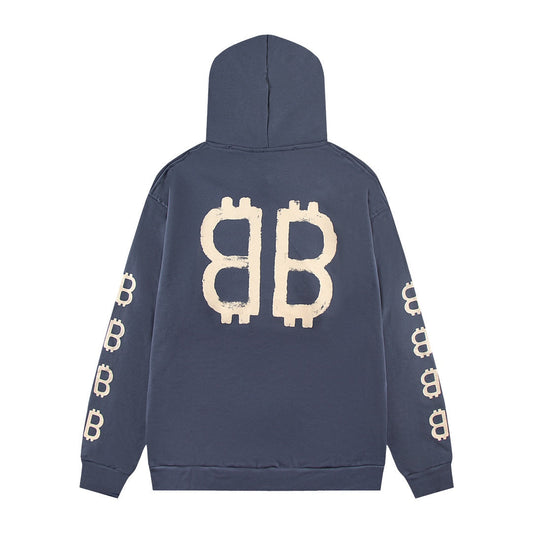 Balenciaga BB Monogram Logo Hoodie