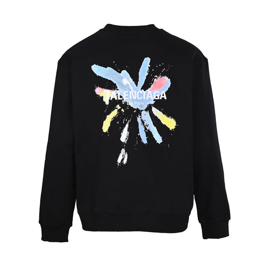 Balenciaga Ombre Gradient Couples Hoodie — Warm Tone