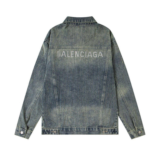 Balenciaga BB Logo Denim Jacket