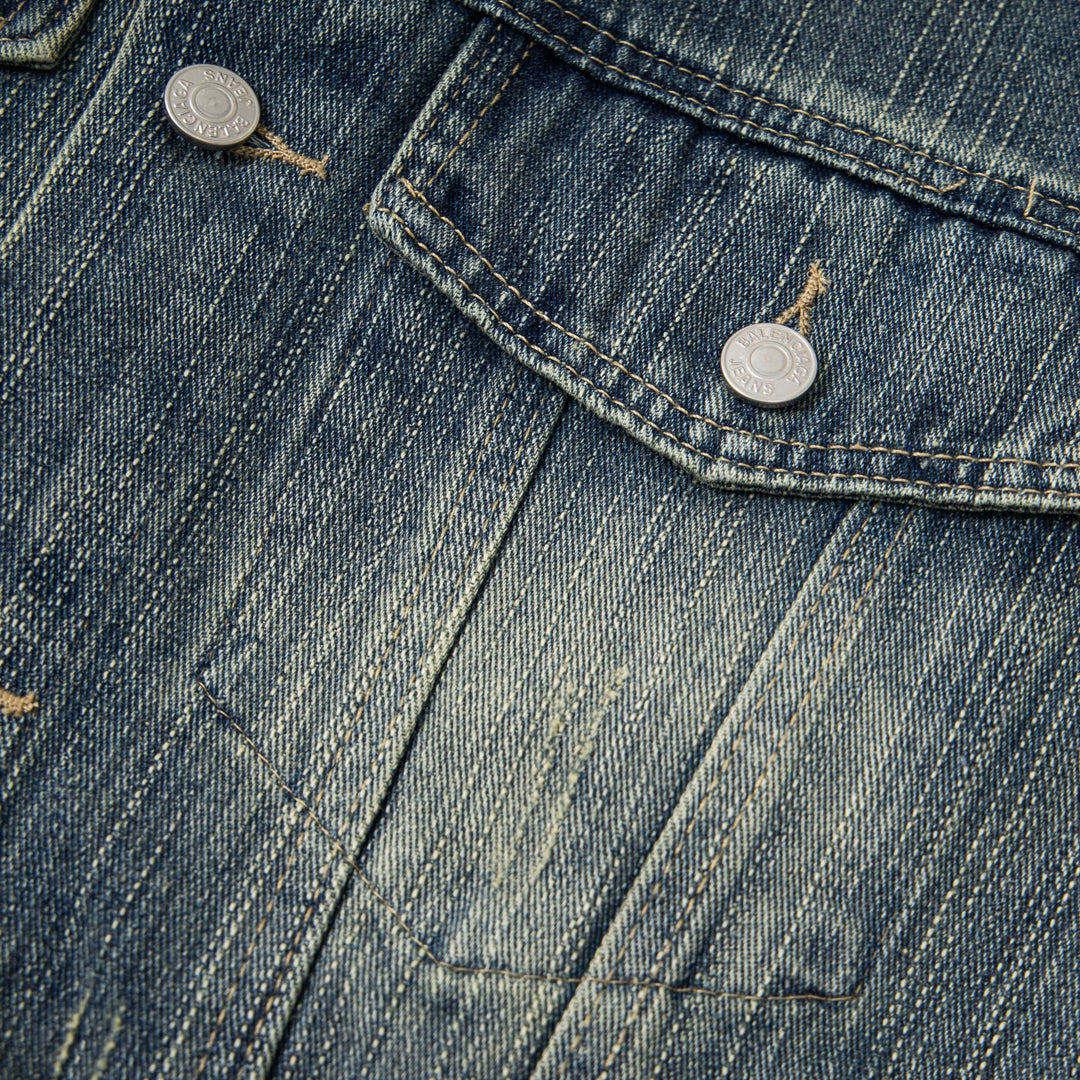 Balenciaga BB Logo Denim Jacket
