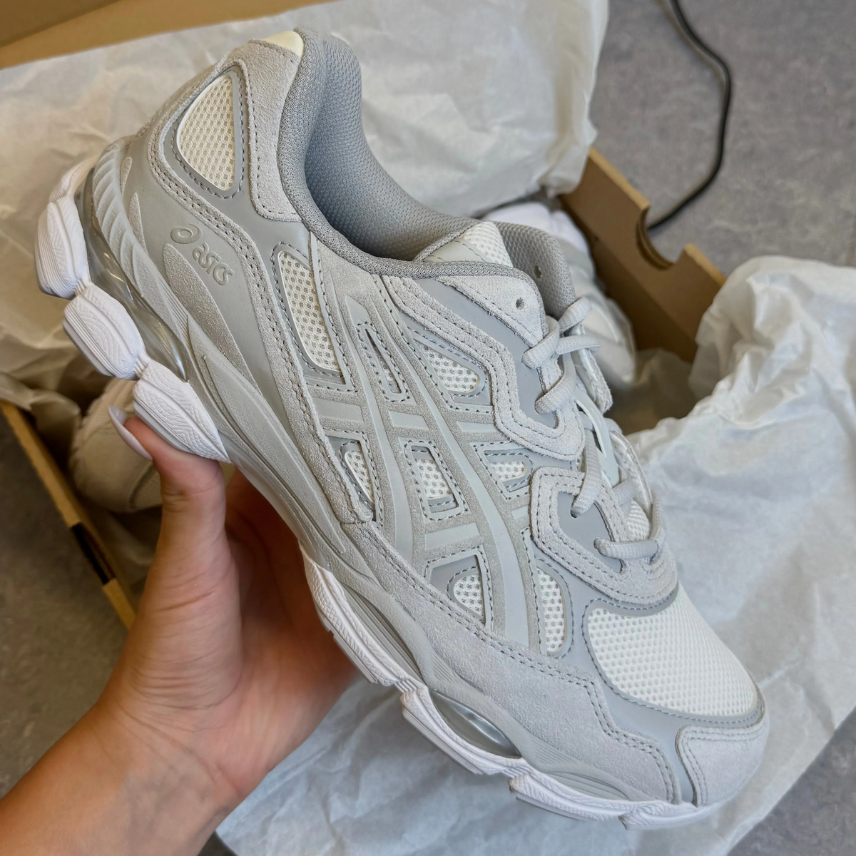 ASICS Gel-NYC 'Cream/Cloud Grey' - Cream/Cloud Grey - image 10