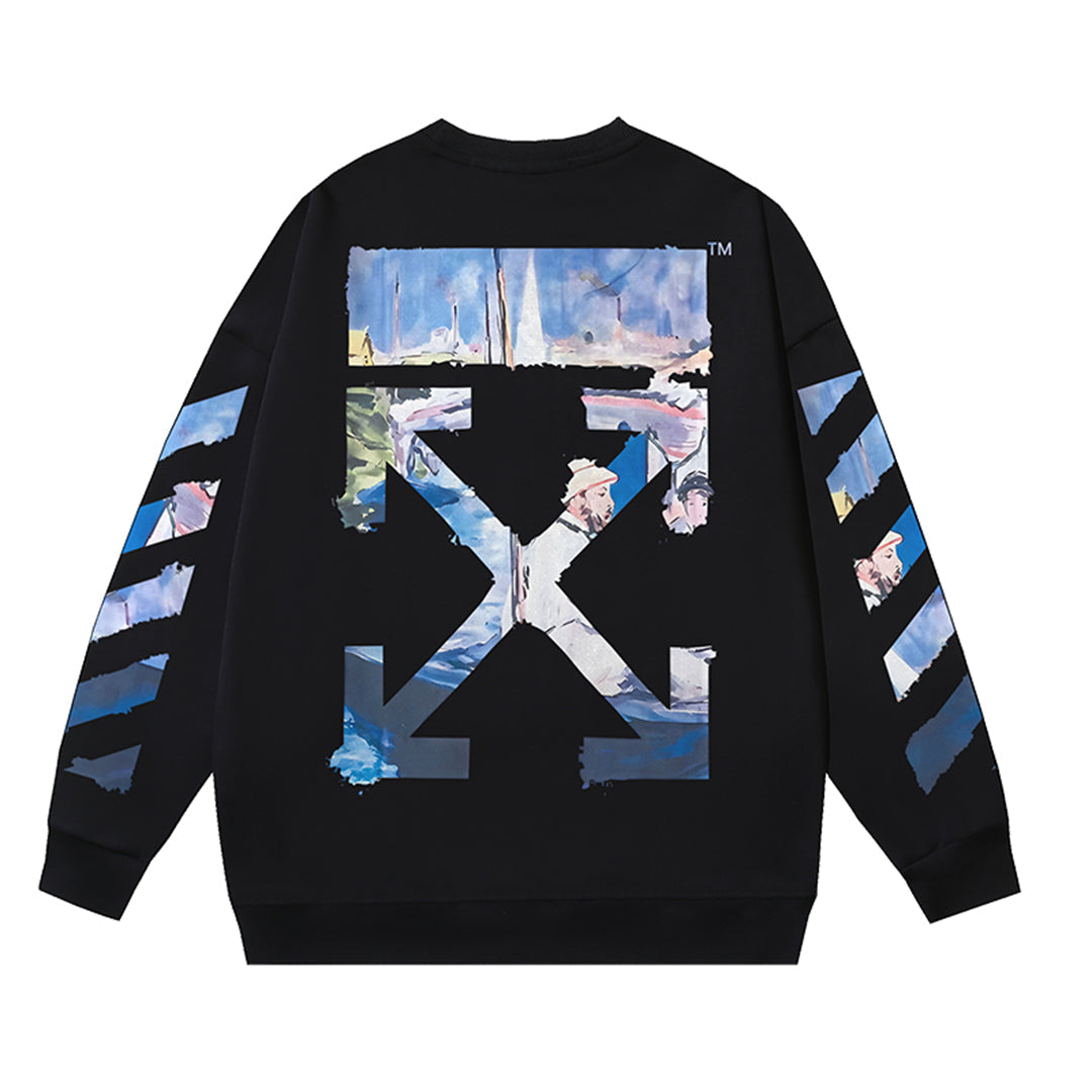 OFF-White Arrow logo sports sweatshirt#1