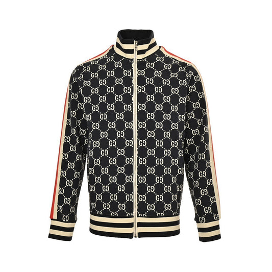 GG Monogram Track Jacket – Black