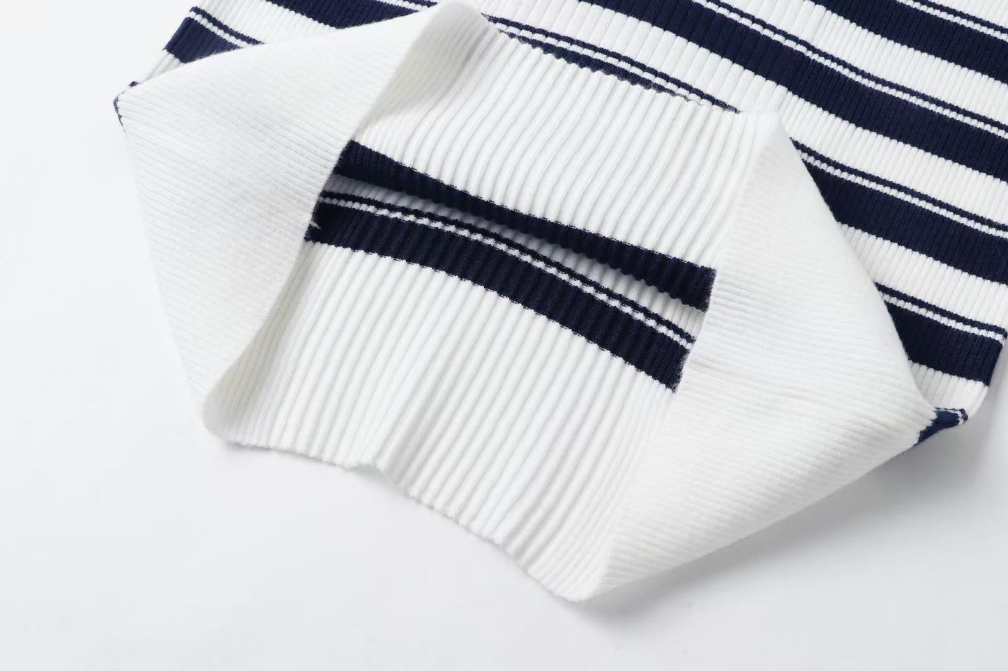 Striped Knit T-shirt