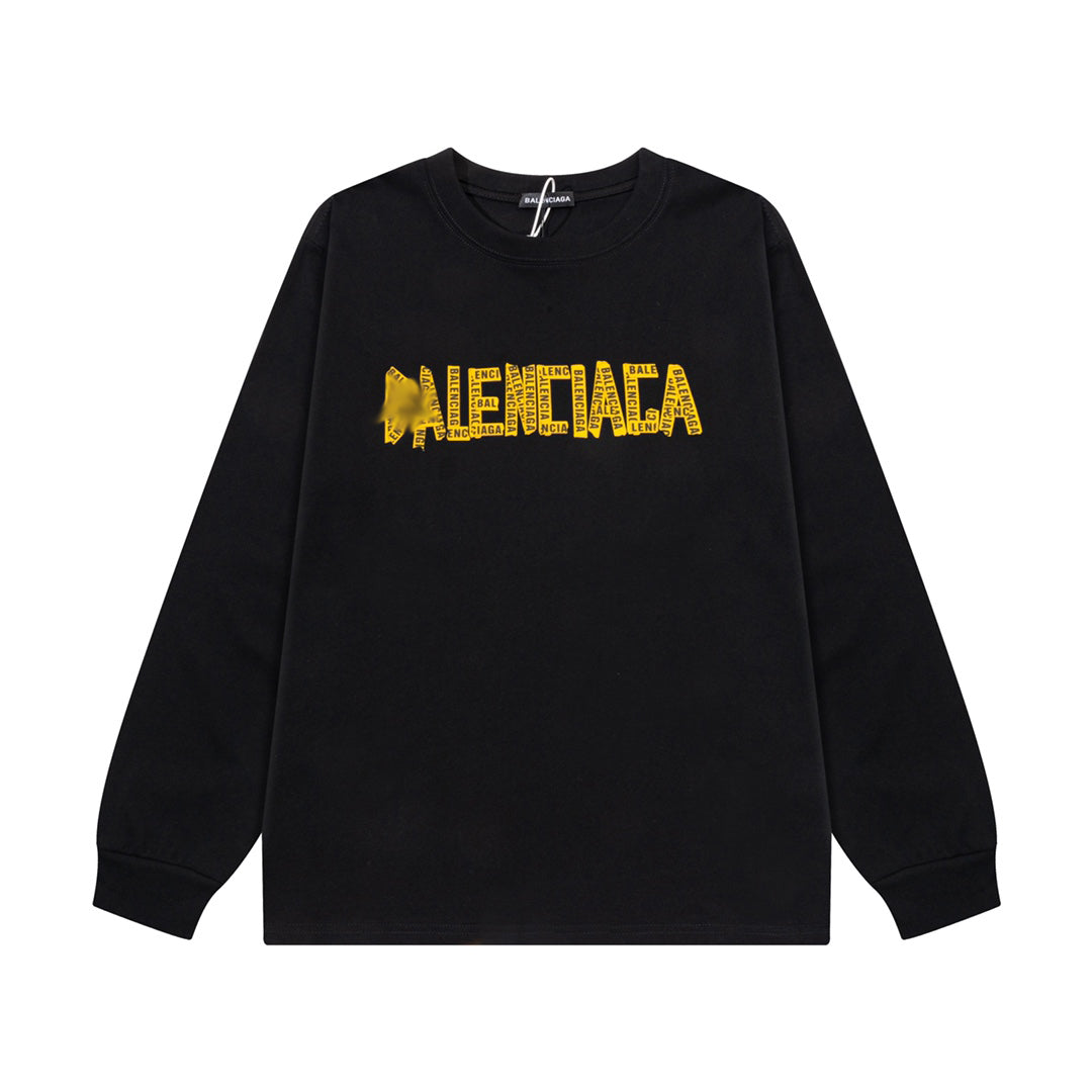 Balenciaga Graphic Print Couples Crewneck Sweatshirt