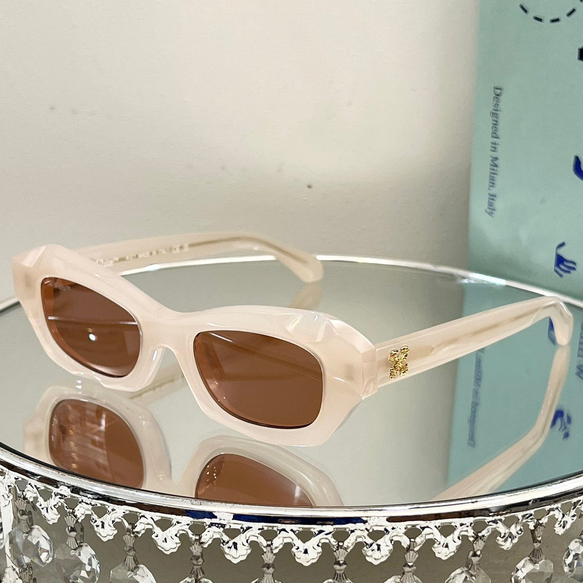 OFF-White Arrow logo sunglasses#092
