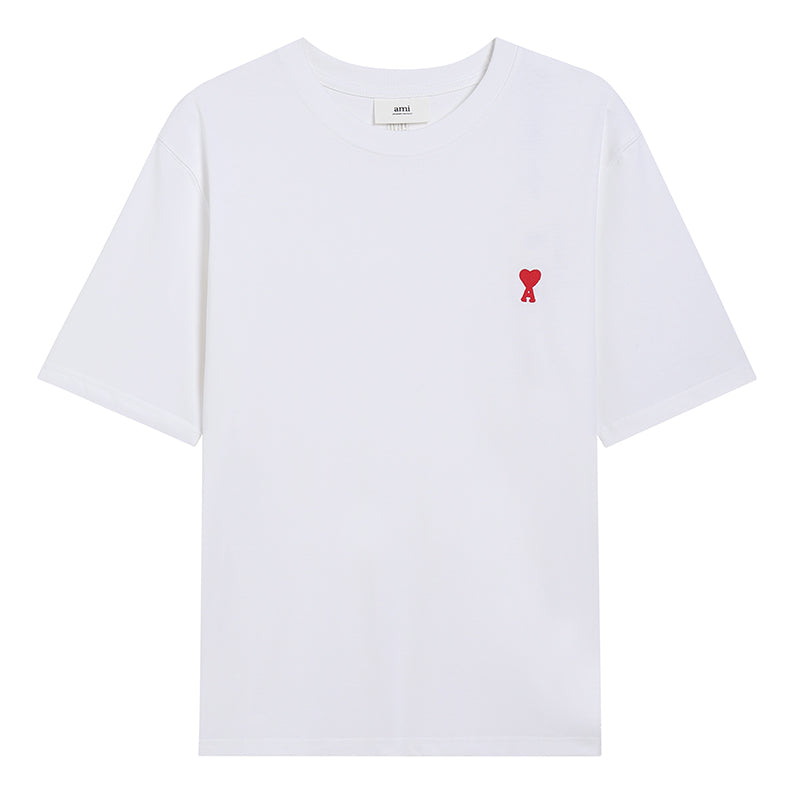 AMI Paris Heart Logo Unisex T-Shirt - Premium Cotton Tee