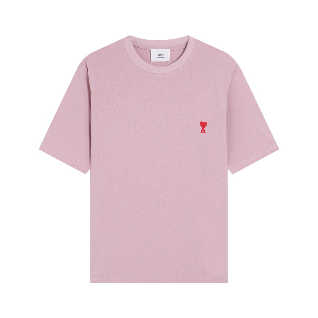 AMI Paris Heart Logo Unisex T-Shirt - Premium Cotton Tee