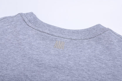 AMI Paris Heart Logo Unisex T-Shirt - Premium Cotton Tee