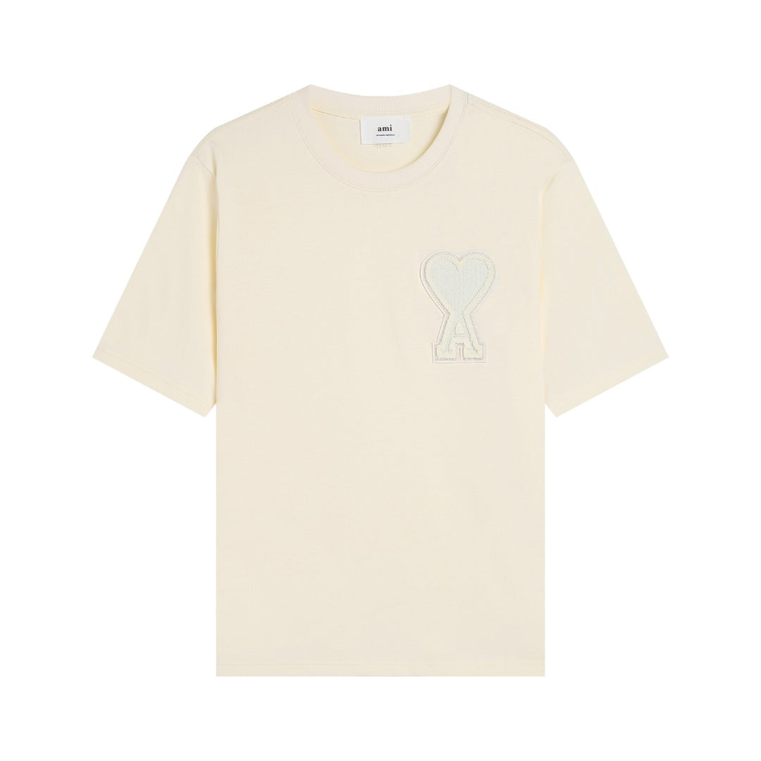 AMI PARIS Unisex T-Shirt - Premium Cotton Short-Sleeve Tee
