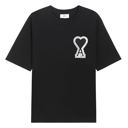 AMI PARIS Unisex T-Shirt - Premium Cotton Short-Sleeve Tee