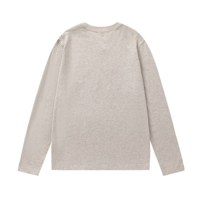 AMI PARIS Unisex Long-Sleeve T-Shirt - Premium Cotton Casual Tee