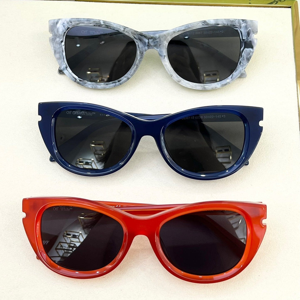 OFF-White Arrow logo sunglasses#097