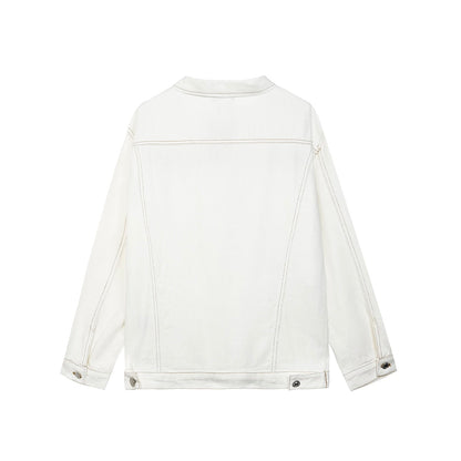 Balenciaga White Embroidered Jacket