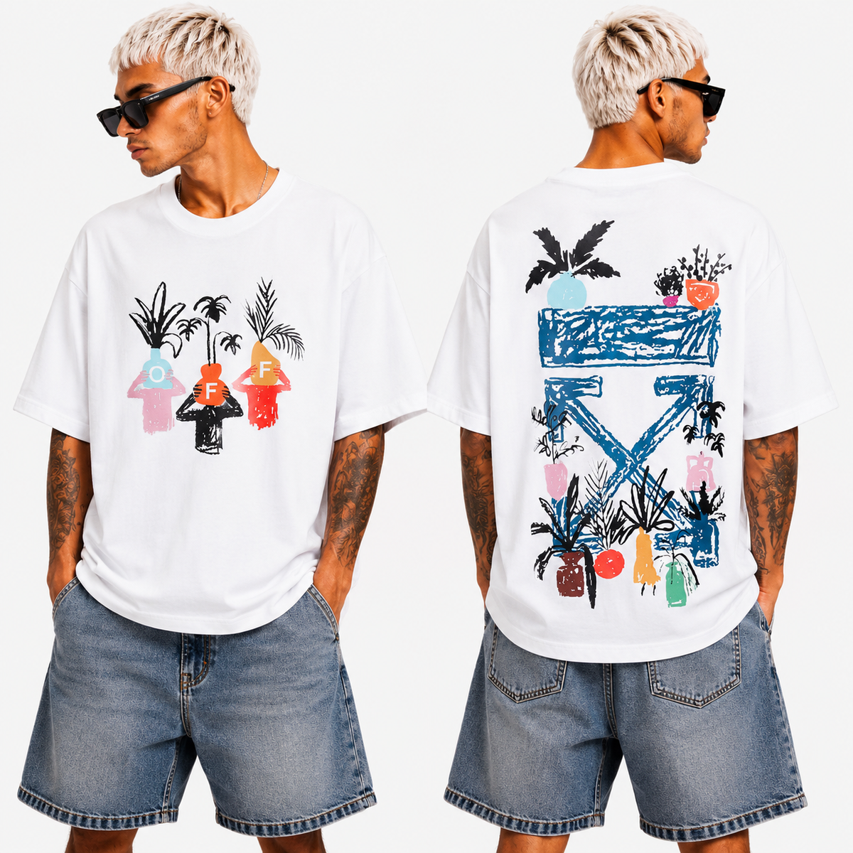 OFF-White Arrow sign T-shirt#54