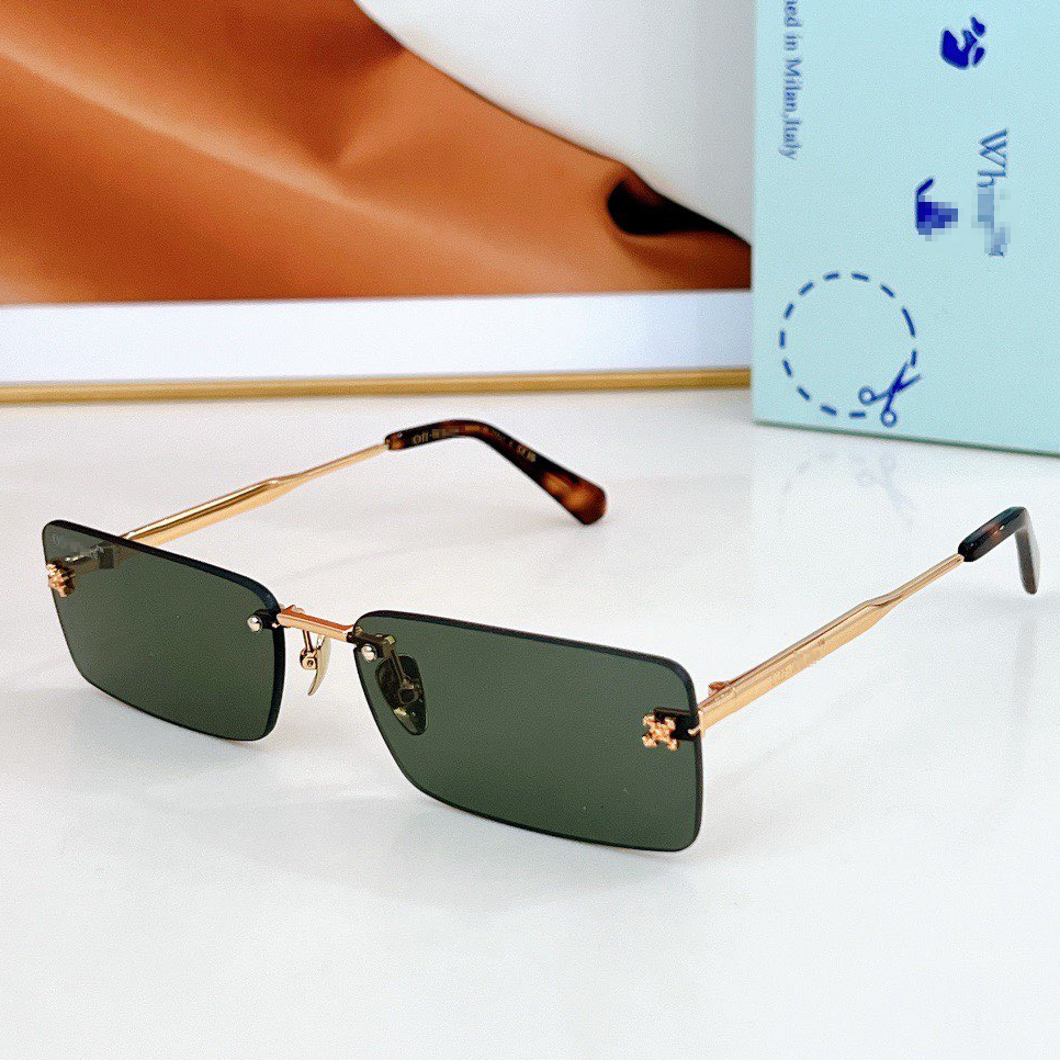 OFF-White Arrow logo sunglasses#096