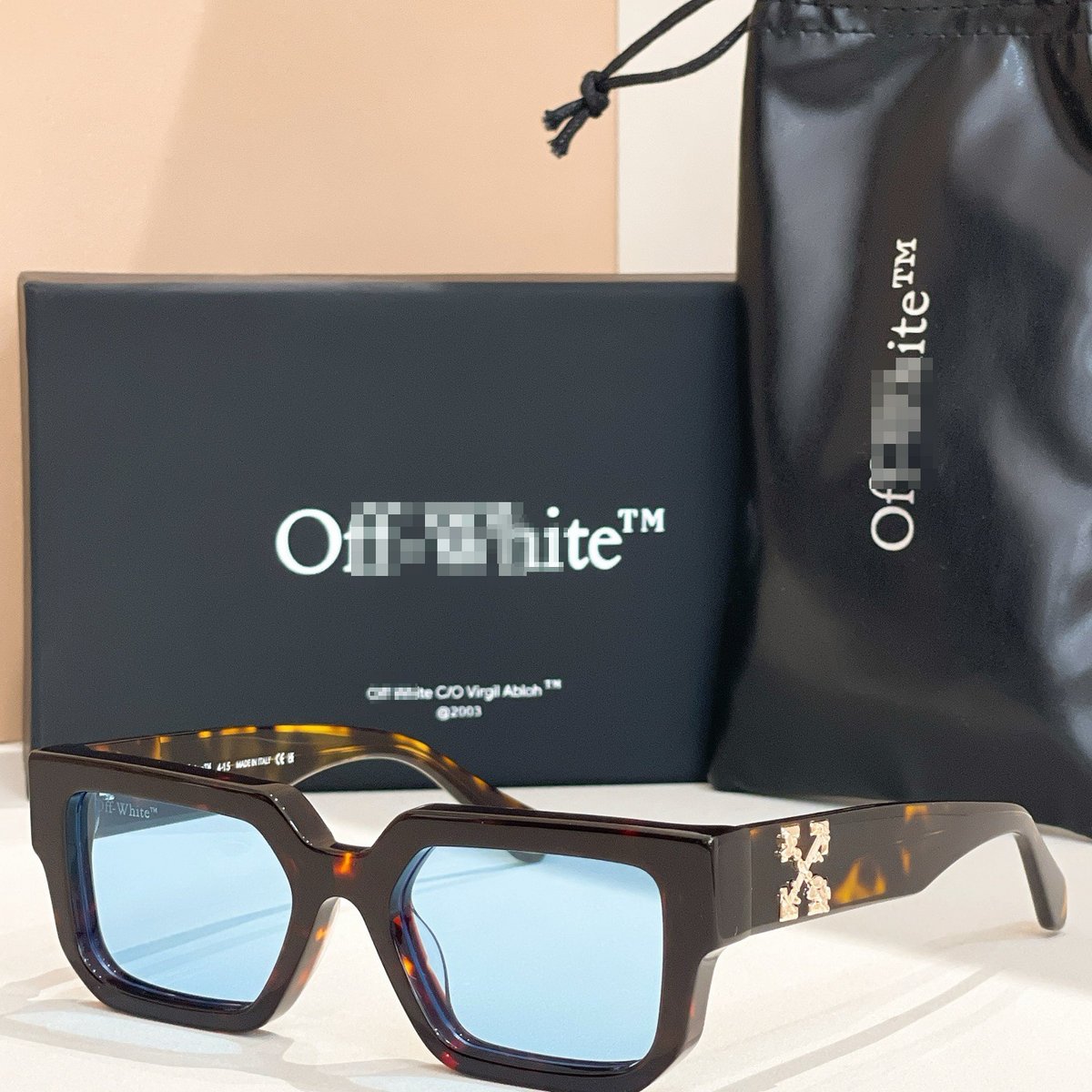 OFF-White  Arrow logo sunglasses#146