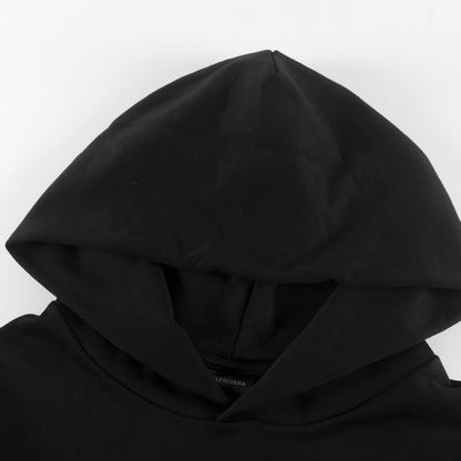 Balenciaga Graphic Print Loose Fit Hoodie — Single