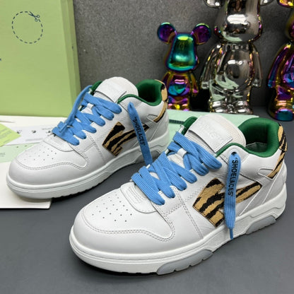 OFF-White Arrow Logo Leather Sneakers #42