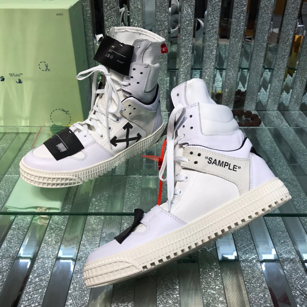 OFF-White Arrow logo high-top sneakers#33