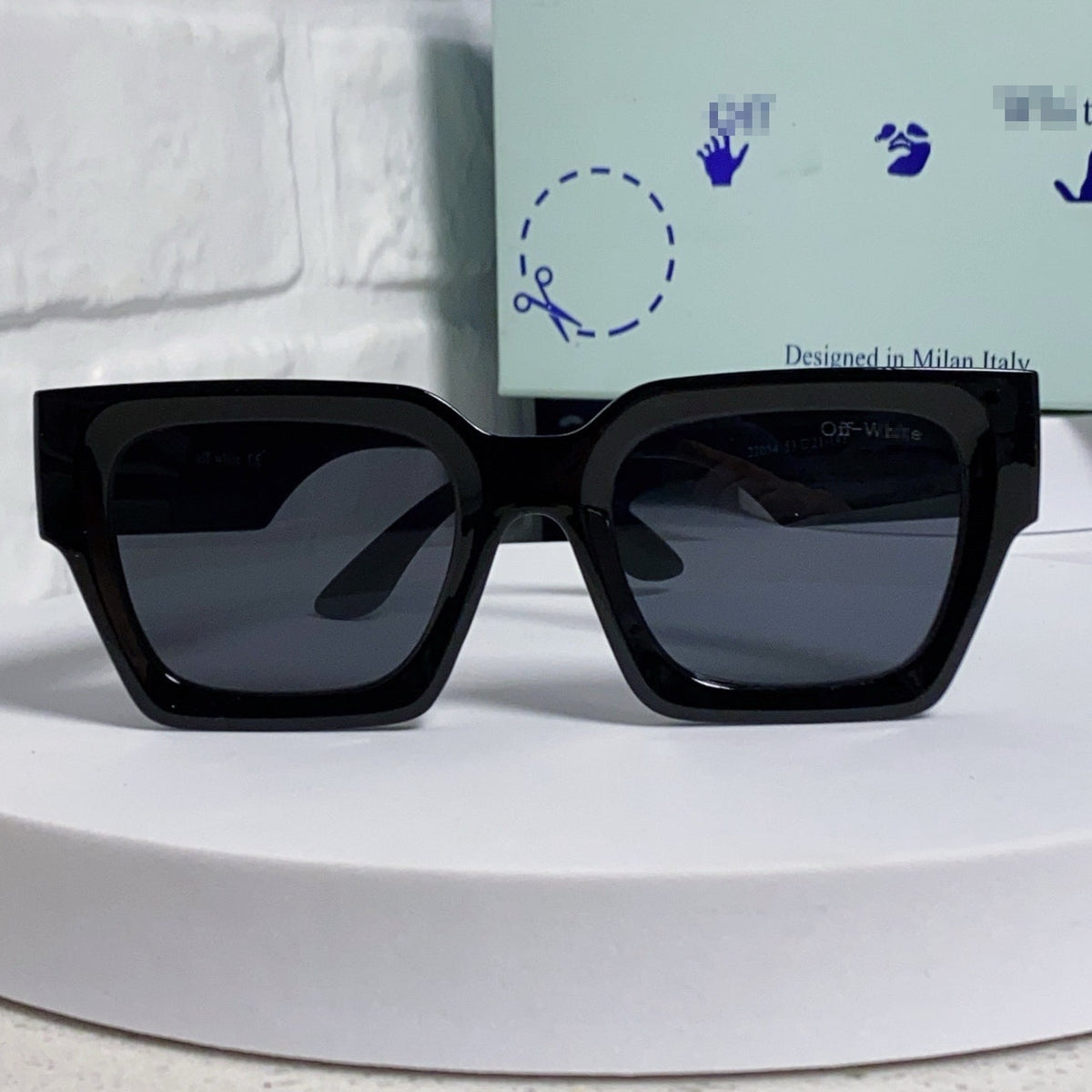 OFF-White  Arrow logo sunglasses#005