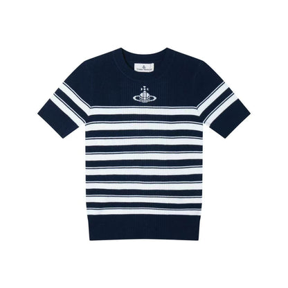 Striped Knit T-shirt