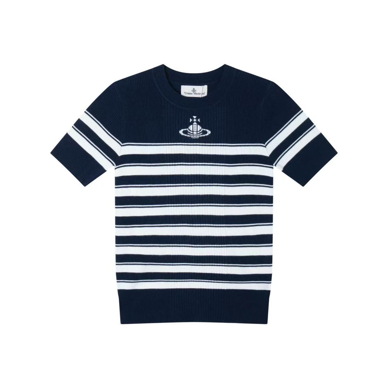 Striped Knit T-shirt