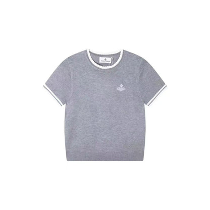 Knitting Casual T-shirt