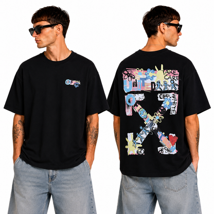 OFF-White Arrow logo print T-shirt#85