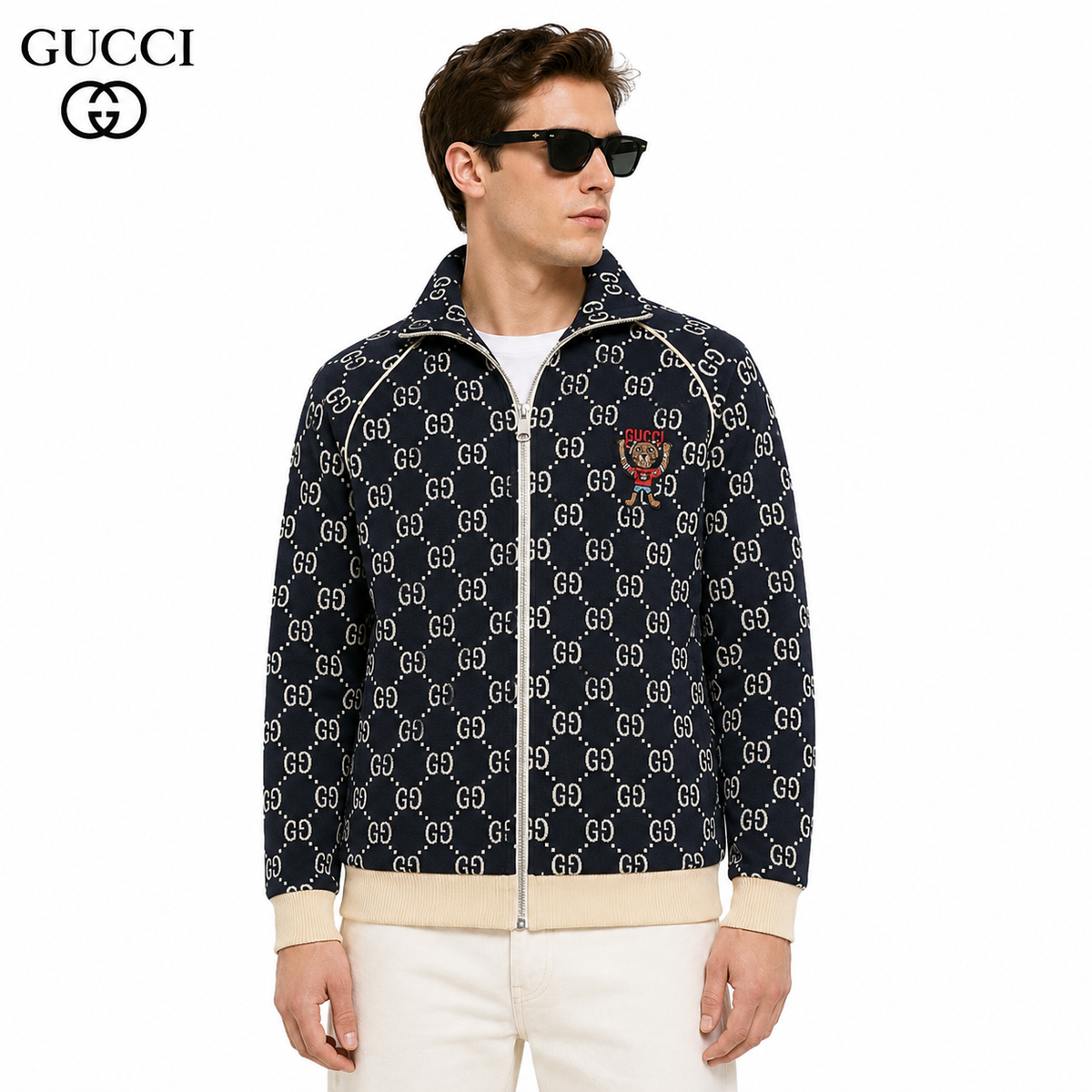 Gucci GG Monogram Zip Jacket