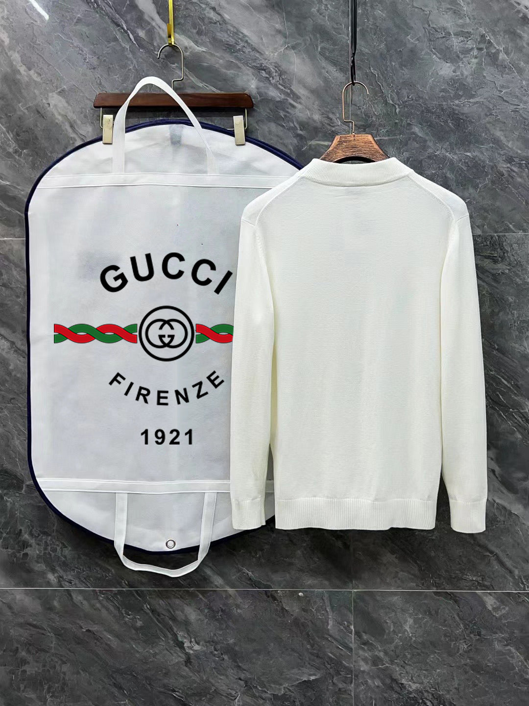 Gucci Embroidered Mock-Neck Sweater - Image 20